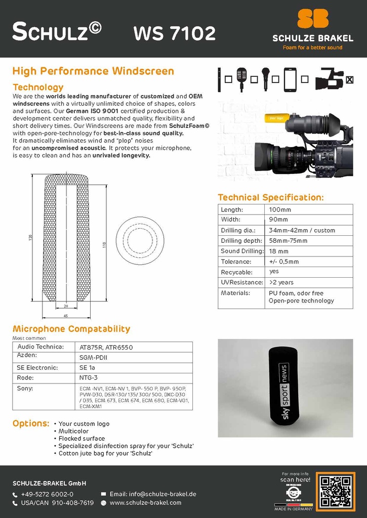 Datasheet WS 7102