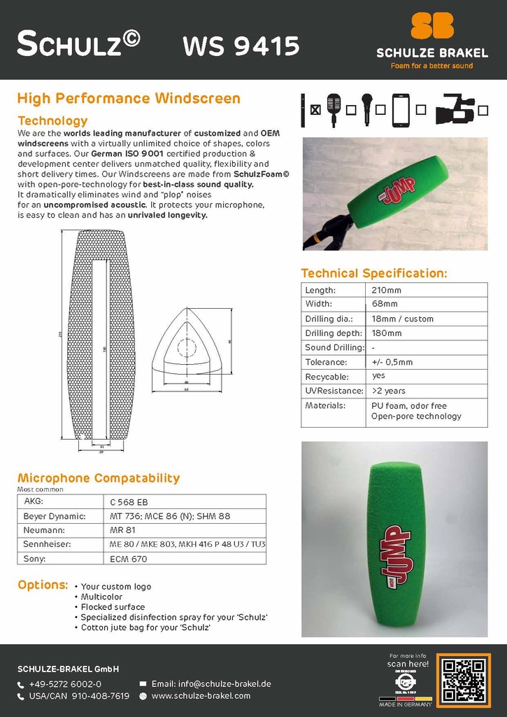 Datasheet WS 9415