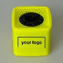 Premium Square Flag for microphones with print 63 x 63 mm