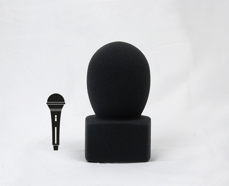 Premium Round Windscreen - for handheld microphone