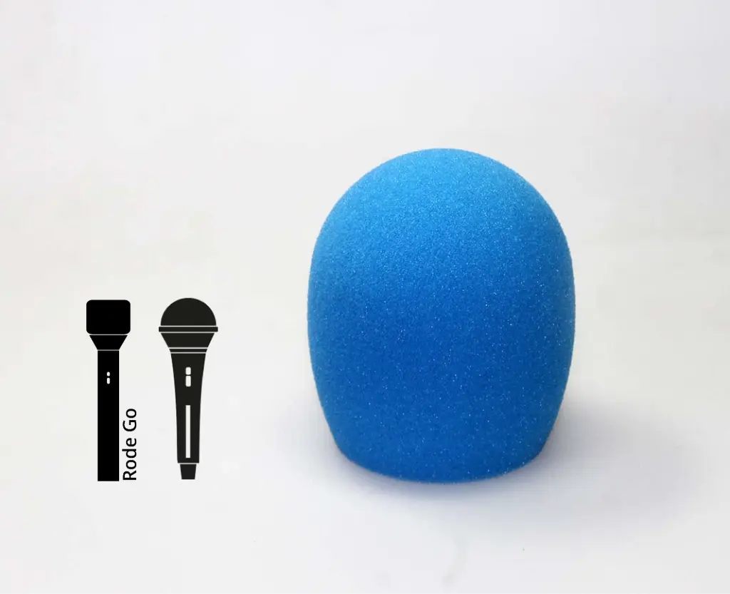 Premium Round Windscreen - for handheld microphone (No, Yellow)