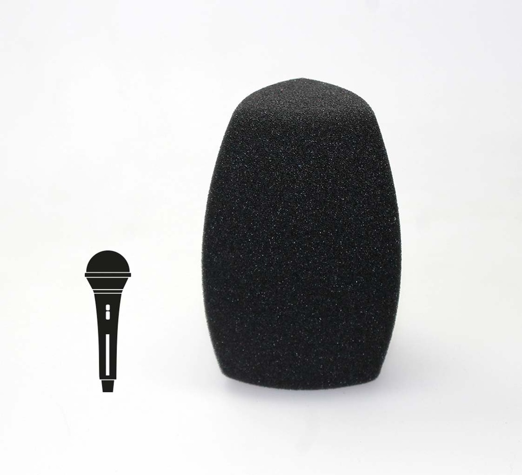 Premium triangle windshield – for handheld microphones (No, Yellow)