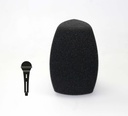 Bonnette triangulaire premium – pour microphones à main