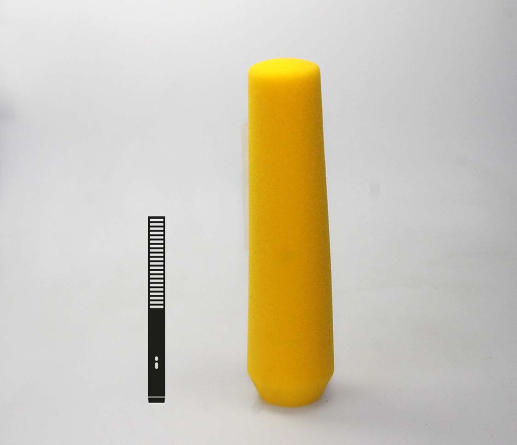 Premium Round slim Windscreen - for directional microphone (No, Yellow)