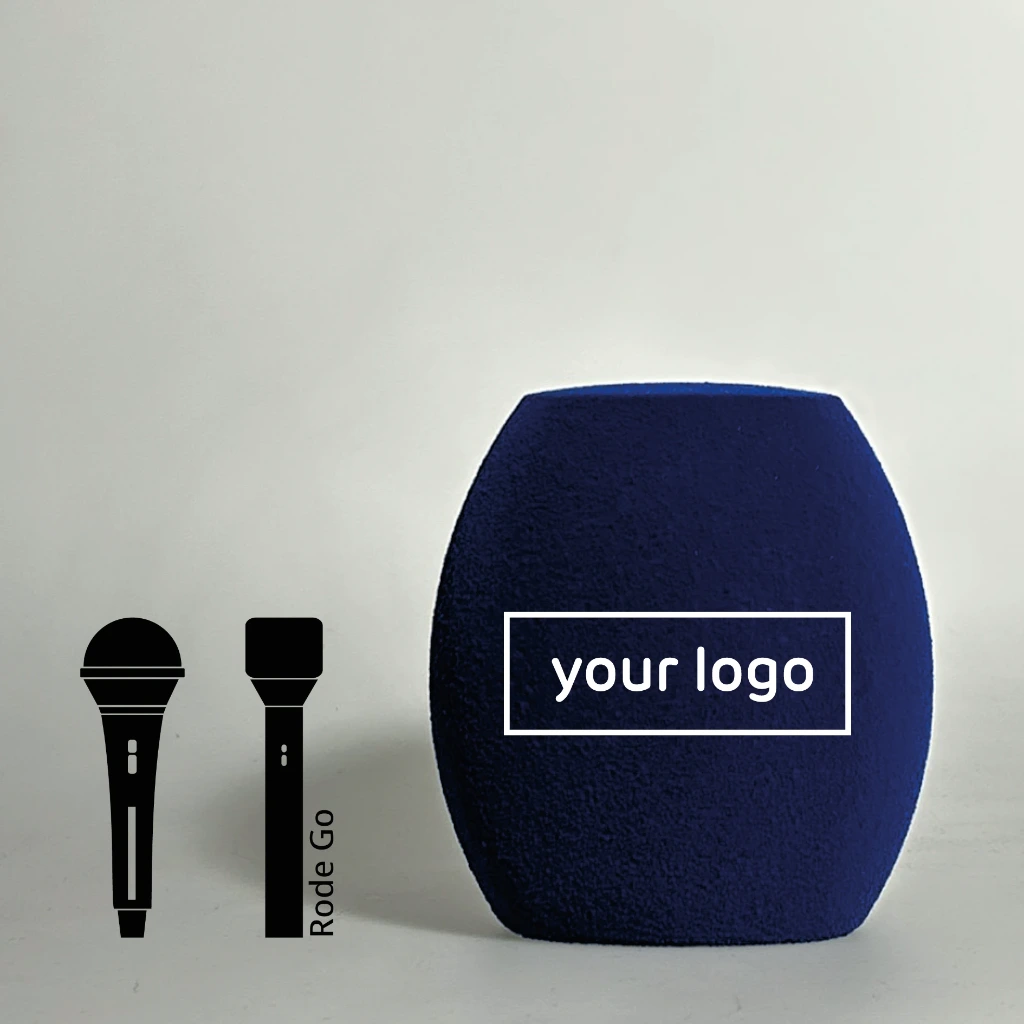 Premium Triangle Windscreen with logos - for Handheld Microphones