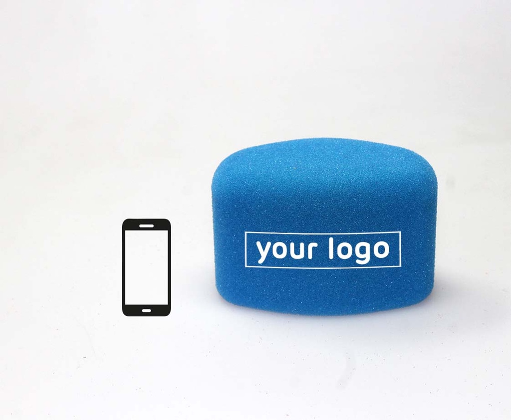 Bonnette spéciale premium avec logos - pour microphones de smartphone (Yellow)